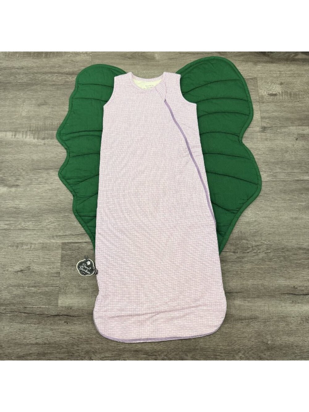 Sweet Bamboo 9-18M Purple Basketweave Quilted Sleep Sack 1.5 TOG